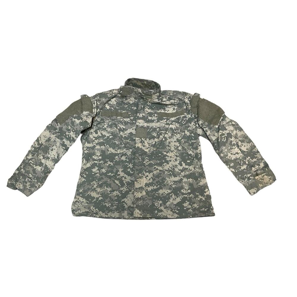 Military Jacket Men’s Small X Short Digital Camo Cold Weather Field Woodland VTG